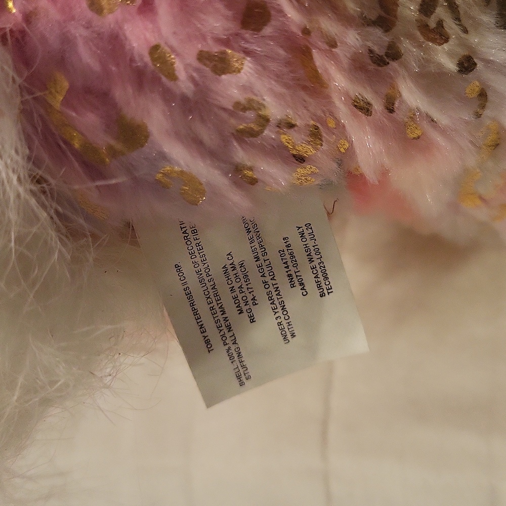 Colorful Plush Unicorn Stuffed Animal - Picture 4 of 4